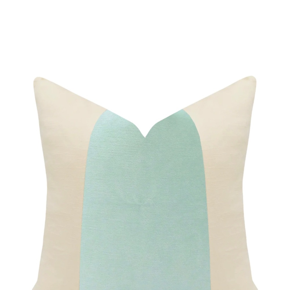 Laura Park NWT 22 x 22 velvet panel pillow